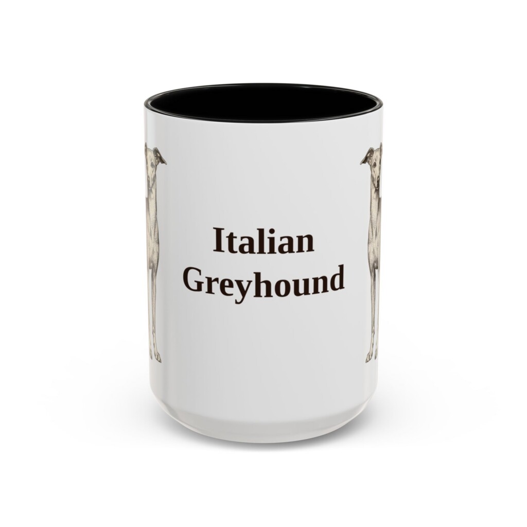 360368165366949635_2048.jpeg 15oz Italian Greyhound Mug, Vintage Dog Portrait Coffee Mug, Dog Lover Gift