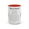 3633761445541964611_2048.jpeg 15oz Basset Hound Mug, Navy, front view