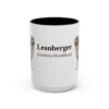 15oz Leonberger Latin Mug, Vintage Dog Coffee Mug, Dog Lover Gift