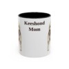 11oz Keeshond Dog Mom Mug, Vintage Sketch Coffee Mug, Dog Mom Gift