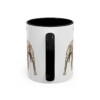 11oz Pit Bull Mug, Black, back view