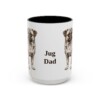 15oz Jug Dog Dad Mug, Vintage Sketch Coffee Mug, Dog Dad Gift