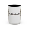 15oz Goldendoodle Mug, Vintage Dog Portrait Coffee Mug, Dog Lover Gift