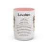 15oz Lowchen Mug, Yellow, front view