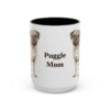 15oz Puggle Dog Mom Mug, Vintage Sketch Coffee Mug, Dog Mom Gift