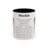 11oz Morkie Mug, Illustrated Dog Breed Facts Coffee Mug, Vintage Dog Keepsake Gift