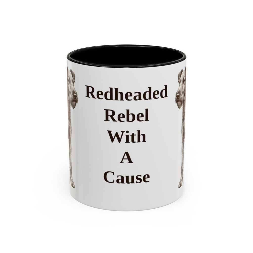 11oz Funny Irish Terrier Mug, Vintage Dog Coffee Mug, Dog Lover Gift