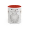 11oz Cockapoo Mug, Navy, front view