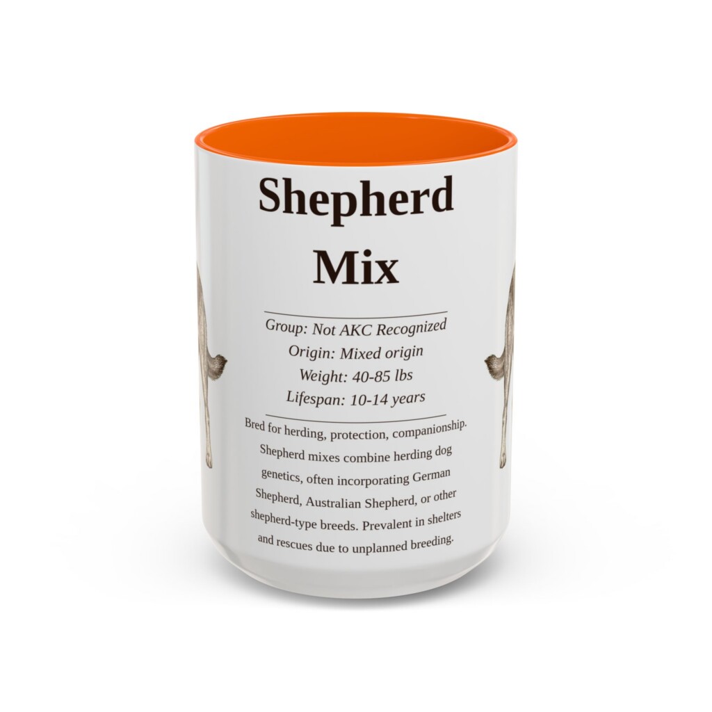 4309344486672243388_2048.jpeg 15oz Shepherd Mix Mug, Pink, front view