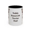 11oz Teddy Roosevelt Terrier Dog Dad Mug, Vintage Sketch Coffee Mug, Dog Dad Gift