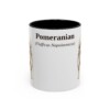 11oz Pomeranian Latin Mug, Vintage Dog Coffee Mug, Dog Lover Gift