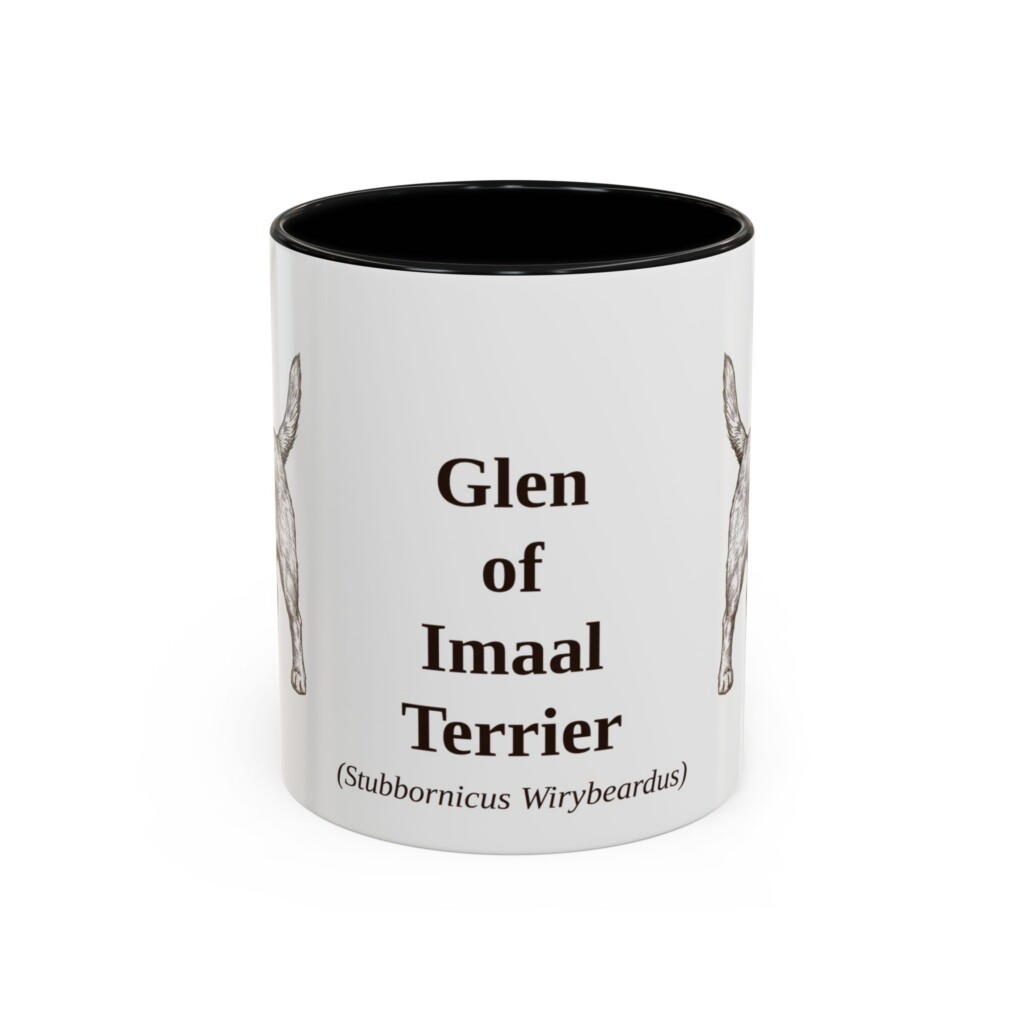 11oz Glen of Imaal Terrier Latin Mug, Vintage Dog Coffee Mug, Dog Lover Gift