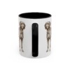 11oz Plott Hound Mug, Black, back view