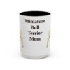 4514521718358961097_2048.jpeg 15oz Miniature Bull Terrier Dog Mom Mug, Vintage Sketch Coffee Mug, Dog Mom Gift