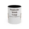 11oz Pembroke Welsh Corgi Latin Mug, Vintage Dog Coffee Mug, Dog Lover Gift
