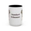 15oz Standard Schnauzer Mug, Vintage Dog Portrait Coffee Mug, Dog Lover Gift