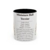 4644533008003362769_2048.jpeg 11oz Miniature Bull Terrier Mug, Illustrated Dog Breed Facts Coffee Mug, Vintage Dog Keepsake Gift