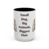 15oz Funny Lhasa Apso Mug, Vintage Dog Coffee Mug, Dog Lover Gift