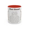 11oz Plott Hound Mug, Navy, front view