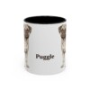 11oz Puggle Mug, Vintage Dog Portrait Coffee Mug, Dog Lover Gift