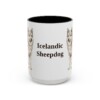 15oz Icelandic Sheepdog Mug, Vintage Dog Portrait Coffee Mug, Dog Lover Gift