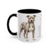 11oz Pit Bull Mug, Black, left side view