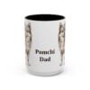 4920087701085396695_2048.jpeg 15oz Pomchi Dog Dad Mug, Vintage Sketch Coffee Mug, Dog Dad Gift