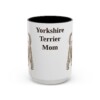 15oz Yorkshire Terrier Dog Mom Mug, Vintage Sketch Coffee Mug, Dog Mom Gift