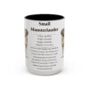 15oz Small Munsterlander Mug, Illustrated Dog Breed Facts Coffee Mug, Vintage Dog Keepsake Gift
