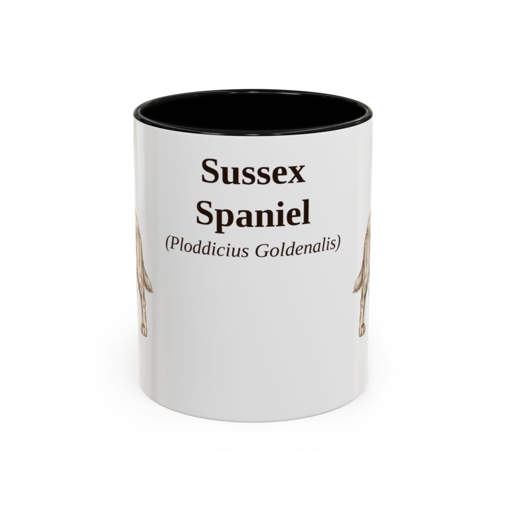11oz Sussex Spaniel Latin Mug, Vintage Dog Coffee Mug, Dog Lover Gift