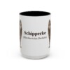 15oz Schipperke Latin Mug, Vintage Dog Coffee Mug, Dog Lover Gift