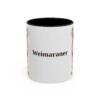 11oz Weimaraner Mug, Vintage Dog Portrait Coffee Mug, Dog Lover Gift