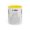11oz Collie Mug, Red, front view