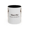 11oz Shar-Pei Latin Mug, Vintage Dog Coffee Mug, Dog Lover Gift