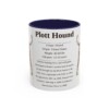 11oz Plott Hound Mug, Yellow, front view