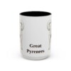534528842459383080_2048.jpeg 15oz Great Pyrenees Mug, Vintage Dog Portrait Coffee Mug, Dog Lover Gift