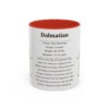 11oz Dalmatian Mug, Navy, front view