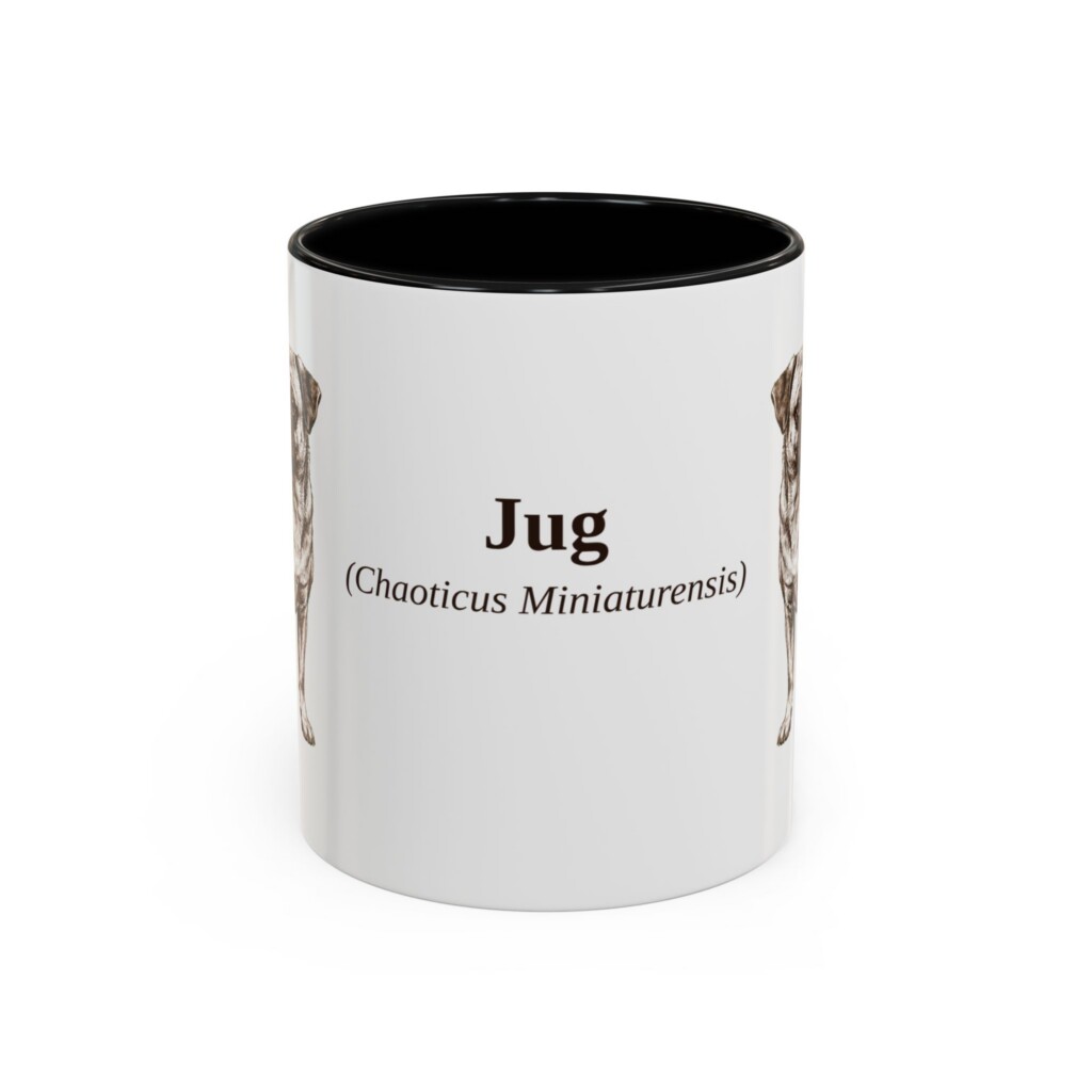 11oz Jug Latin Mug, Vintage Dog Coffee Mug, Dog Lover Gift
