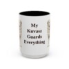 15oz Funny Kuvasz Mug, Vintage Dog Coffee Mug, Dog Lover Gift