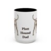 5413954165627243721_2048.jpeg 15oz Plott Hound Dog Dad Mug, Vintage Sketch Coffee Mug, Dog Dad Gift