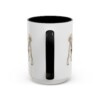 15oz Lowchen Mug, Black, back view