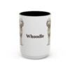 15oz Whoodle Mug, Vintage Dog Portrait Coffee Mug, Dog Lover Gift