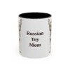 11oz Russian Toy Dog Mom Mug, Vintage Sketch Coffee Mug, Dog Mom Gift