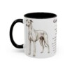 11oz Greyhound Mug, Black, left side view
