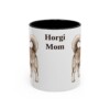11oz Horgi Dog Mom Mug, Vintage Sketch Coffee Mug, Dog Mom Gift