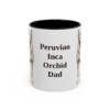 11oz Peruvian Inca Orchid Dog Dad Mug, Vintage Sketch Coffee Mug, Dog Dad Gift