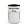 5826526118479276226_2048.jpeg 15oz Newfoundland Dog Latin Mug, Vintage Dog Coffee Mug, Dog Lover Gift