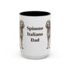 15oz Spinone Italiano Dog Dad Mug, Vintage Sketch Coffee Mug, Dog Dad Gift