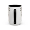 15oz Greyhound Mug, Black, back view