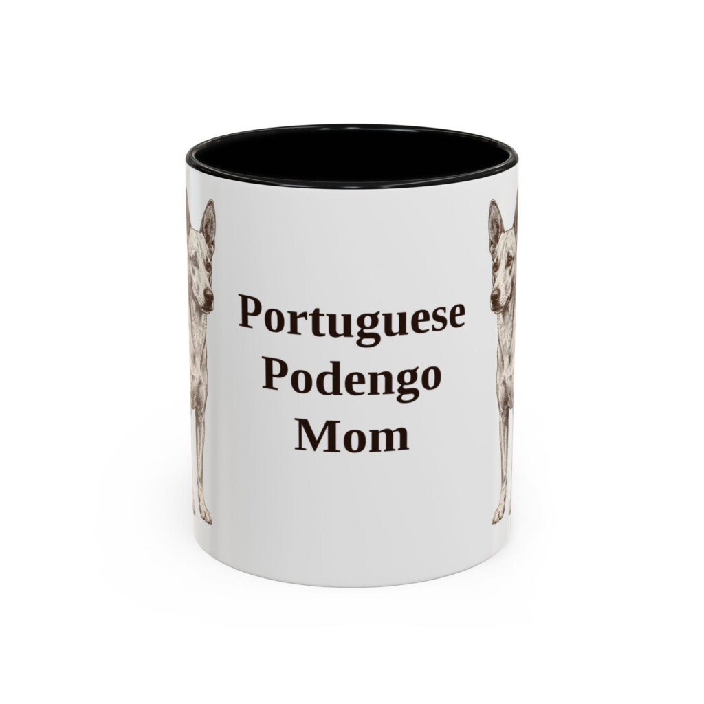 5930516664113125013_2048.jpeg 11oz Portuguese Podengo Dog Mom Mug, Vintage Sketch Coffee Mug, Dog Mom Gift
